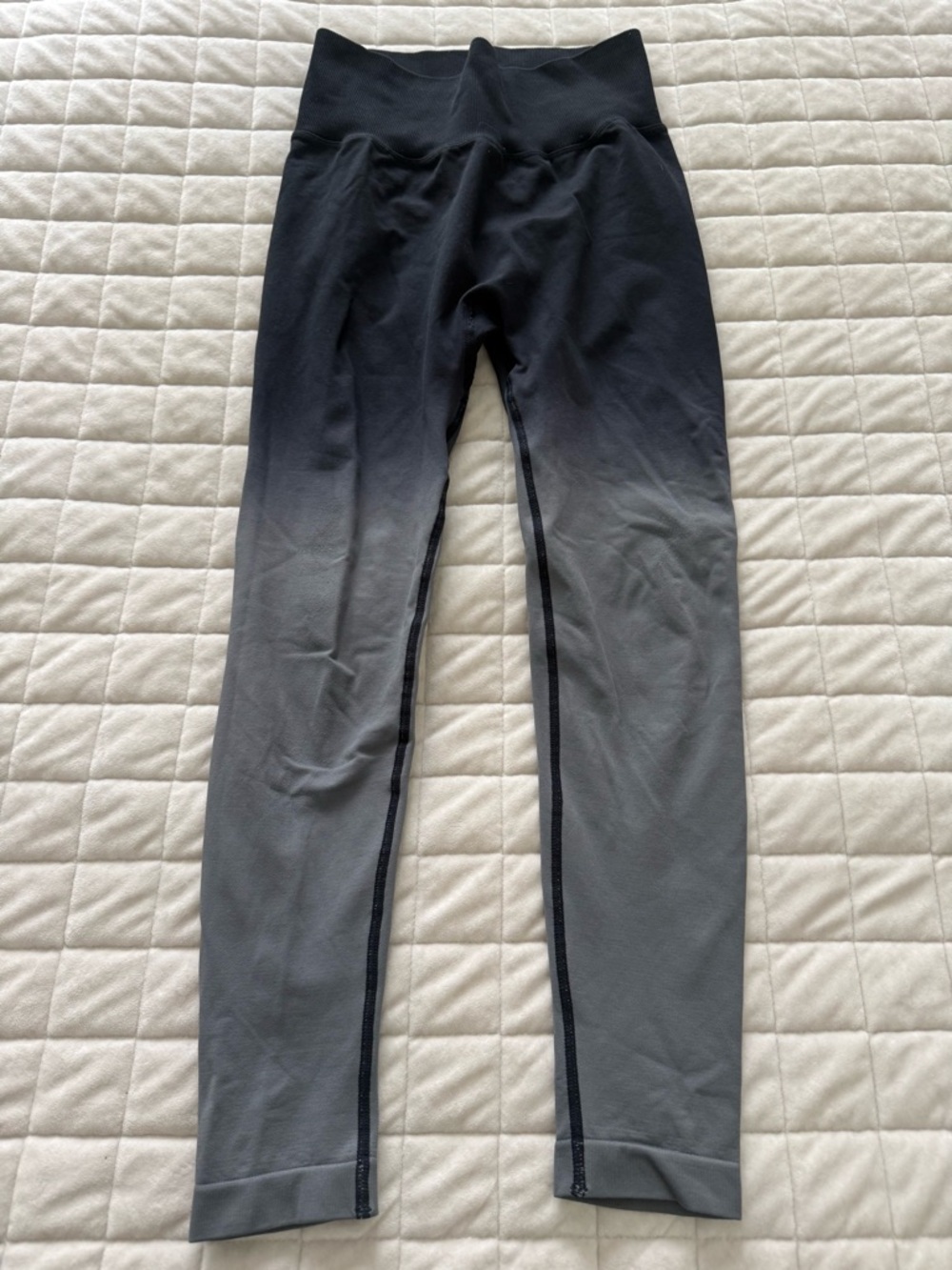 High-Waist Ombre Black to Gray Women’s Leggings